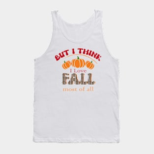 Fall Tshirt Tank Top